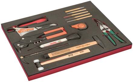 Bahco Foaminlay Fit&Go 3/3 met snijgereedschap | vijlen en bits - 13-delig - FF1A169