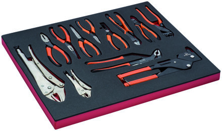 Bahco Foaminlay Fit&Go 3/3 met tangen - 12-delig - FF1A4001