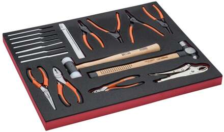 Bahco Foaminlay Fit&Go 3/3 met tangen - 18-delig - FF1A72