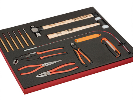 Bahco Foaminlay Fit&Go 3/3 met tangen, slaggereedschap, snijgereedschap - 15-delig - FF1A185