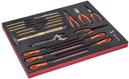 Bahco Foaminlay Fit&Go 3/3 met tangen | vijlen | moersleutels en slaggereedschap - 22-delig - FF1A5010