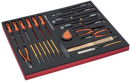 Bahco Foaminlay Fit&Go 3/3 met tangen | vijlen | schroevendraaiers en slaggereedschap - 27-delig - FF1A5011