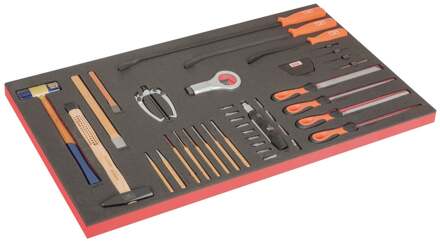 Bahco Foaminlay Fit&Go 40" met slagwerk en vijlen - 45-delig - FF1B08LM