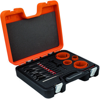 Bahco Gatzagenset mix | Sandflex® Bi-metalen en Superior | 12 mm - 86 mm - 18-delig - 3835-SET-711