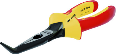 Bahco Gebogen punttang | ERGO™ | 45° | geïsoleerd | 1000V | gefosfateerd | 160 mm - 2427S-160
