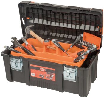 Bahco Gereedschapskoffer | kunststof | heavy-duty 650 mm | gevuld 37-delig - 4750PTB65TS5