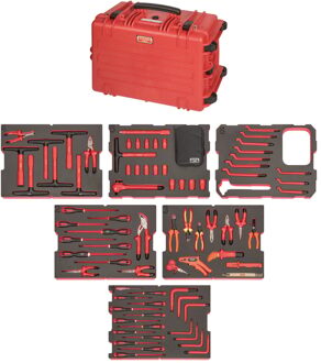 Bahco Gereedschapskoffer voor werken onder stroom - 79-delig - 4750RCHDW02RF1V