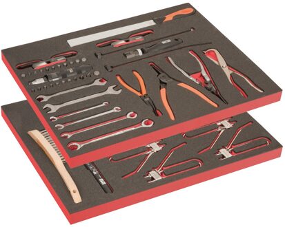 Bahco Gereedschapsset voor automotive | inclusief 2 gevulde foams - 42-delig - FF1ASET-AUTO-M6