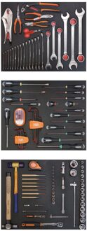 Bahco Gereedschapsset voor automotive | inclusief 3 gevulde foams - 140-delig - FF1ASET-AUTO3