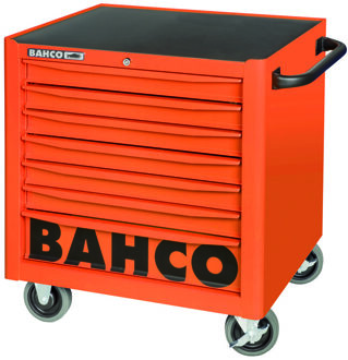 Bahco Gereedschapswagen 26" met 7 lades | laag model | oranje | 755 mm x 501 mm x 760 mm - 1470K7LH