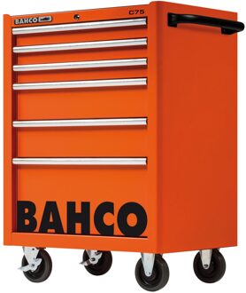 Bahco Gereedschapswagen 'classic' C75 26" met 6 lades | blauw | 986 mm x 501 mm x 763 mm - 1475K6BLUE