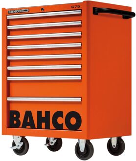 Bahco Gereedschapswagen 'classic' C75 26" met 8 lades | rood | 986 mm x 501 mm x 763 mm - 1475K8RED