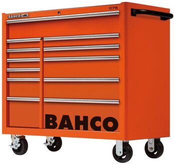 Bahco Gereedschapswagen 'classic' C75 40" met 12 lades | oranje | 1100 mm x 501 mm x 50 mm - 1475KXL12
