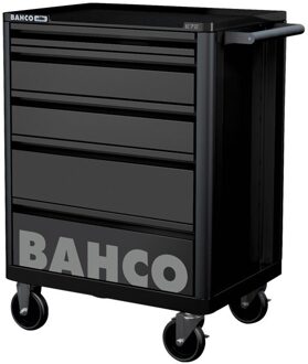 Bahco Gereedschapswagen E72 26" met 5 lades zwart | 693 mm x 510 mm x 955 mm - 1472K5BLACK