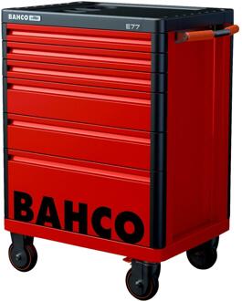 Bahco Gereedschapswagen 'Premium' E77 26" met 6 lades  rood | 693 mm x 510 mm x 965 mm - 1477K6RED