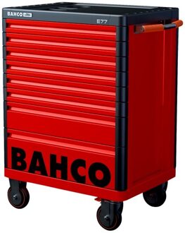 Bahco Gereedschapswagen 'Premium' E77 26" met 8 lades rood | 693 mm x 510 mm x 965 mm - 1477K8RED