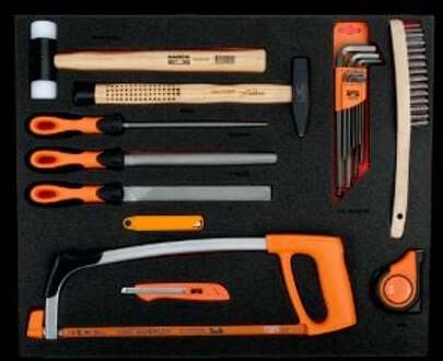 Bahco gevulde foam | FOAM 3/3 SLAGWERK DIVERSEN 28 | FF1A31NBLM