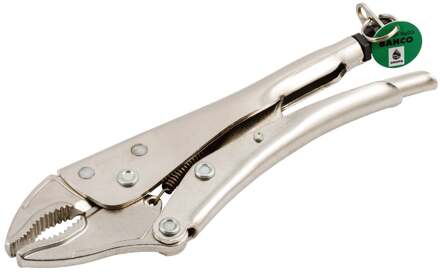 Bahco Griptang | met veiligheidsring | gebogen bek | verchroomd | 235 mm - TAH2951-250