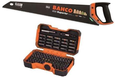 Bahco Handzaag superior + bitset | 100 delig | 2600-22-59/S100BC