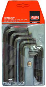Bahco inbussleutel 6-kant set 12-dlg | 1995Z/12T