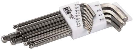 Bahco Inbussleutelset | roestvaststaal | lang | kogelkop | inch-maten - 13-delig - BE-9786I