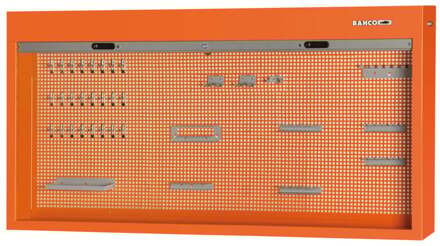 Bahco Kast met rolluik en haken voor montage aan wand of werkbank - 1495CS18HK