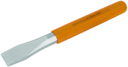 Bahco Koudbeitel | plat | met achtkantige schacht | kunststof bekleding | 16 mm x 155 mm - 3656-150