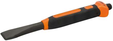 Bahco Koudbeitel | plat | tweecomponentengreep | handbescherming | 27 mm x 155 mm - retailverpakking - SB3654BM-15