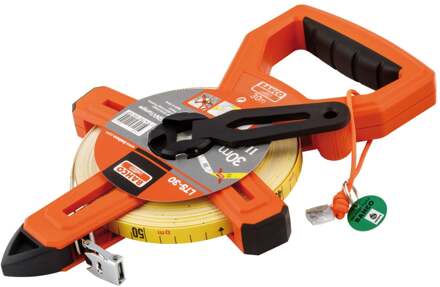 Bahco Landmeter | met Dyneema koord | nylon gecoate band | open cassette | klasse II | metrisch | breedte 13 mm | 30 m - TAHLTS-30