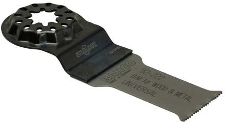 Bahco Multitool-zaagblad | Bimetaal | standaardvorm | voor hout en metaal | 28 mm x 55 mm x 100 mm - 3-delig - 92-222-3P