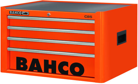Bahco Opzetkast 'classic' C85 26" met 4 lades | rood | 419 mm x 501 mm x 677 mm - 1485K4RED