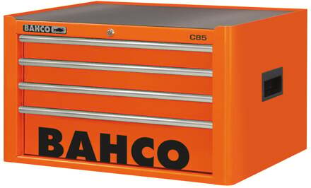 Bahco Opzetkast 'classic' C85 26" met 4 lades | zwart | 419 mm x 501 mm x 677 mm - 1485K4BLACK