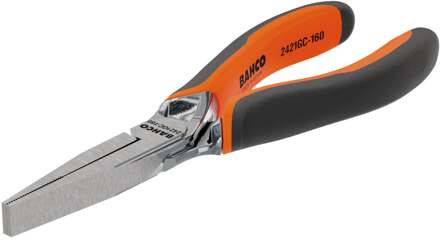 Bahco Platbektang ERGO™ | lang | tweecomponentengrepen | verchroomd | 160 mm - industrieverpakking - 2421GC-160IP