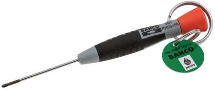 Bahco Precisie schroevendraaier | met veiligheidsring | Phillips | PH00 x 50 mm - TAH701-00-50