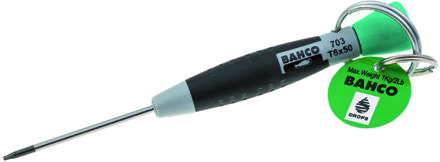 Bahco Precisie schroevendraaier | met veiligheidsring | TORX® | T6 x 50 mm - TAH703-6-50