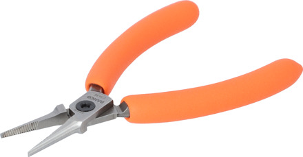 Bahco Precisiepunttang | compact | kort | oranje PVC-handgrepen | 130 mm - industrieverpakking - C3630IP
