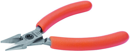 Bahco Precisiepunttang | compact | lang | oranje PVC-handgrepen | 121 mm - C3830