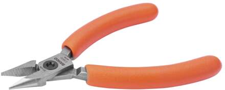 Bahco Precisiepunttang | compact | lang | oranje PVC-handgrepen | 144 mm - industrieverpakking - C3840IP