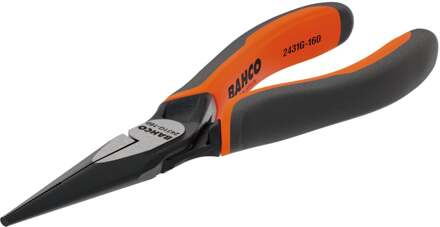Bahco Punttang ERGO™ | lang | tweecomponentengrepen | zonder snijkant | gefosfateerd | 180 mm - 2431G-180