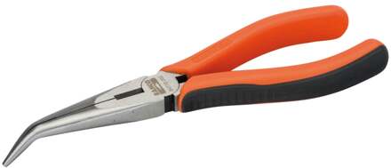 Bahco Punttang lang | 45° afgebogen punt | tweecomponentengrepen | gelakte afwerking | 160 mm - 2477G-160