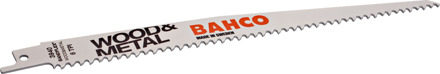 Bahco Reciprozaagblad | Sandflex® bimetaal | voor hout en metaal | 6 TPI | 150 mm - 5-delig - 3940-150-6-ST-5P