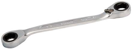 Bahco Ringratelsleutel | afgebogen bekken | verchroomd | lengte 180 mm | 1/2" x 9/16" - 1321RZ-1/2-9/16