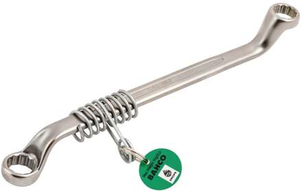 Bahco Ringsleutel | met veiligheidsveer | diep doorgezet | verchroomd | lengte 266 mm | 18 mm x 19 mm - TAH2M-18-19