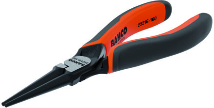 Bahco Rondbektang ERGO™ | tweecomponentengrepen | gefosfateerd | 160 mm - 2521G-160