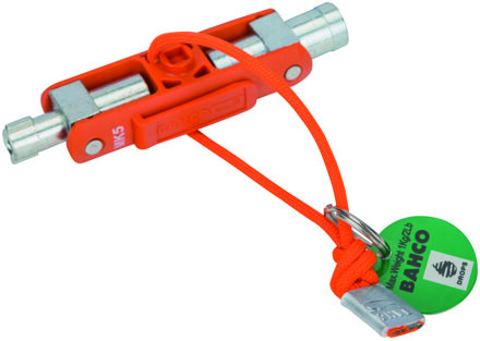 Bahco Schakelkastsleutel | met Dyneema koord | 97 mm x 25 mm | 5-in-1 - TAHMK5