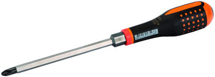 Bahco Schroevendraaier ERGO™ | driecomponentengreep | doorlopend blad | Phillips | PH2 x 125 mm | retailverpakking - SBE-8620TB