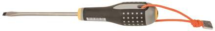 Bahco Schroevendraaier ERGO™ | met Dyneema koord | driecomponentengreep | gleuf | 1.2 mm x 6.5 mm x 125 mm - TAHBE-8155