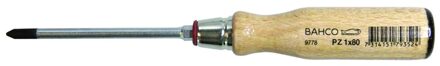 Bahco schroevendraaier houten hecht pz 2 | 9778PZD-2