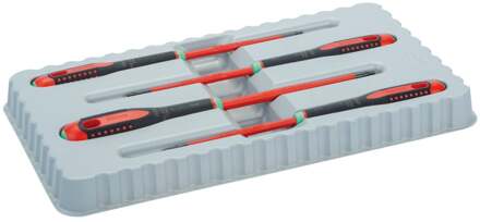 Bahco Schroevendraaierset ERGO™ | geïsoleerd | VDE | driecomponentengreep | smal blad | TORX® - 4-delig - BE-9880SL