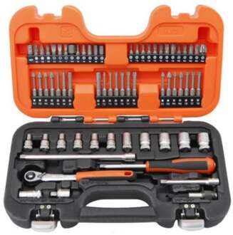 Bahco SL65 65-delig Dopsleutelset 1/4" | SL65 - Met Slanke ratel